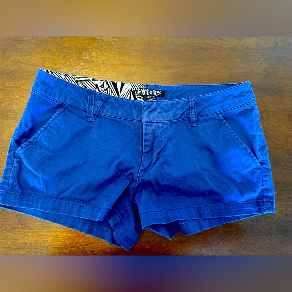 Volcom Navy Blue Women's Shorts